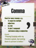 Fortnite Punctuation Posters