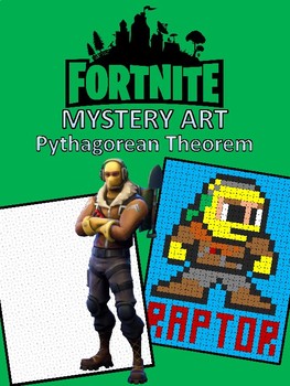 fortnite pythagorean theorem hidden pixel art - fortnite on pixel
