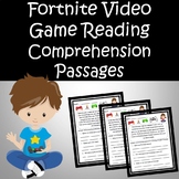 Fortnite Reading Comprehension Passages Digital Google Classroom