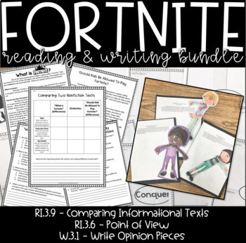 Preview of Fortnite Reading & Writing Bundle