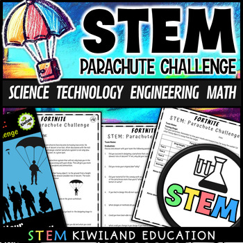 Preview of Fortnite STEM Parachute Challenge and Activity