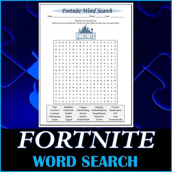 Fortnite Word Search: Season 5 by Pencraft Puzzle Books