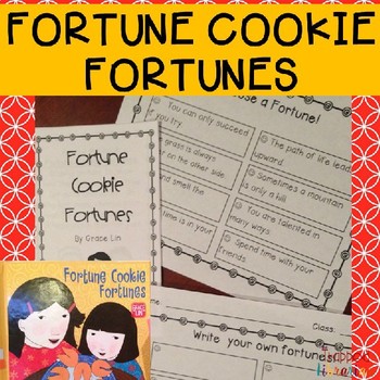 Preview of Fortune Cookie Fortunes Book Companion for Chinese Lunar New Year Activities