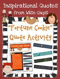 Fortune Cookie Inspirational Quote Activity for Test Prep