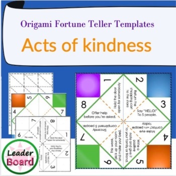 Preview of Fortune Origami Acts of Kindness