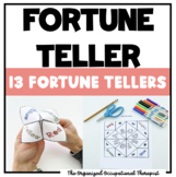 Fortune Teller - Practice Writing Letters, Numbers and Rev