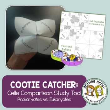Preview of Cells Cootie Catcher - Distance Learning
