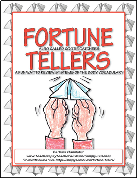 Preview of Fortune Teller for Systems of the Body