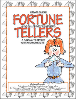 Preview of Fortune Tellers for Addition Facts