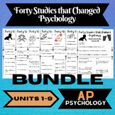 Forty Studies That Changed Psychology- Reading Guides for 