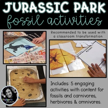 Preview of Fossil Activities Jurassic Park Dinosaur