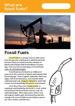 Preview of Fossil Fuels - Introduction