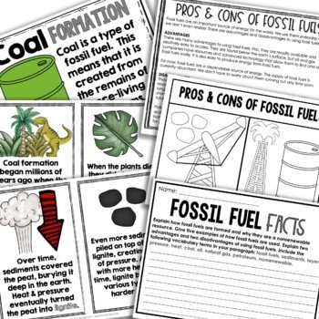 Fossil Fuels & Non-Renewable Resources Guide | TpT