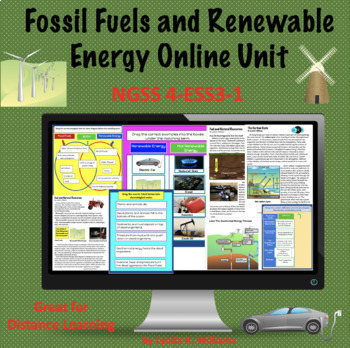 Preview of Fossil Fuels and Renewable Energy Online Learning for NGSS NGSS 4-ESS3-1