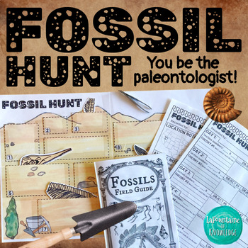 Preview of Fossil Hunt Paleontology Simulation Activity and Science Lesson