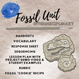 Fossil Unit: Art/Science/ELA Packet, Lesson Plan with Vide