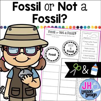 Preview of Fossil or Not a Fossil? Cut and Paste Sorting Activity