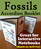 Types of Fossils Activity/ Interactive Notebook Foldable (