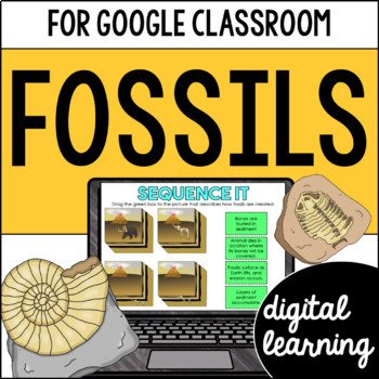 Preview of Fossils Activities for Google Classroom