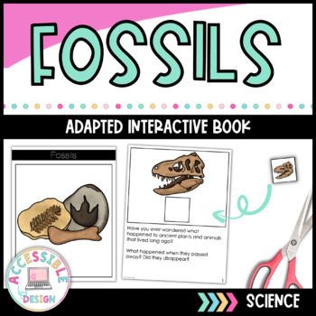 Preview of Fossils Adapted Book for Special Education Science 