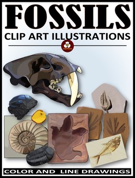 Preview of Fossils Clip Art