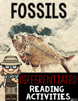 Preview of Fossils Differentiated Reading Passages & Questions