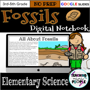 Fossils Digital Notebook | Fossil Formation Activity | Science Interactive