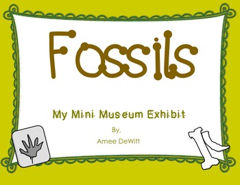 Preview of Fossils (My Mini Museum Exhibit)