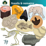 Fossils Clip Art, Remains Clip Art