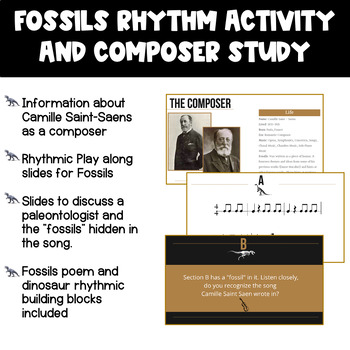 Preview of Fossils Rhythm and Composition Activity: Carnival of the Animals 