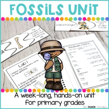 Preview of Fossils STEAM Unit | Science Centers for Primary Grades