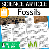 Fossils Science Article | Reading Comprehension Passage | 