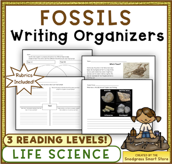 Preview of Fossils: Science Writing Activities and Rubrics