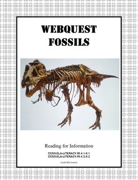 Preview of Fossils Webquest- Earth Science- Geology