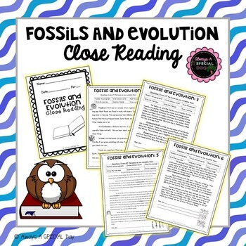 Fossils and Evolution Bundle by Always a SPECIAL Day | TpT