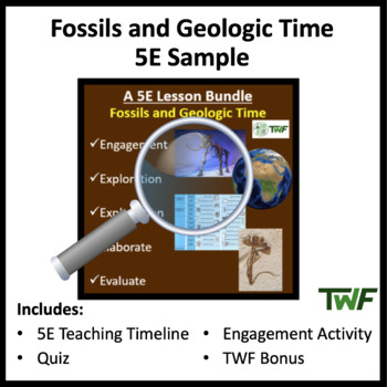 Preview of Fossils and Geologic Time - 5E Bundle - Teaching Timeline & Additional Resources