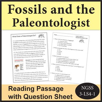 Fossils and Types of Fossils Unit Bundle by Dr Dave's Science | TpT