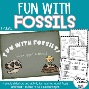 Preview of Fossils are Fun! Slideshow and Activity