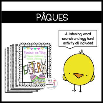 Preview of French listening: Fouine en Fete - Paques