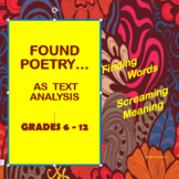 Found Poetry: Finding Words Screaming Meaning