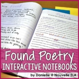 Found Poetry Lesson for Interactive Notebooks - Poetry Uni