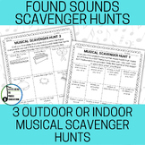 Found Sounds Scavenger Hunts - 3 Musical Scavenger Hunts (