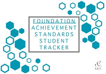 Preview of Foundation Achievement Standard Student Tracker