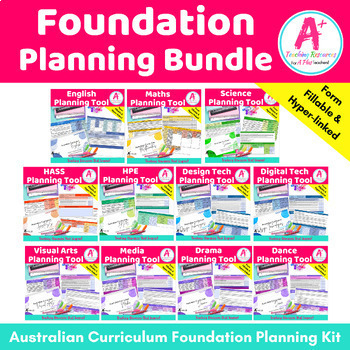 Preview of Foundation Australian Curriculum Planning Bundle