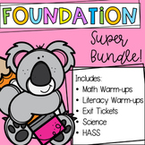Foundation Australian Curriculum Super Bundle