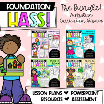 Preview of Foundation HASS Bundle | Australian Curriculum | Geography & History