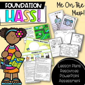 Preview of Foundation HASS 'Me on the Map' | Australian Curriculum | Geography