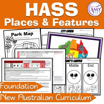 Preview of Foundation HASS Australian Curriculum Places & Features Unit