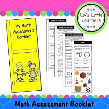 Preview of Foundation Math Assessment Booklet (Pre-Primary - Australian Curriculum)