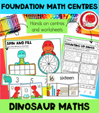 Foundation Math Centres: Dinosaur Maths